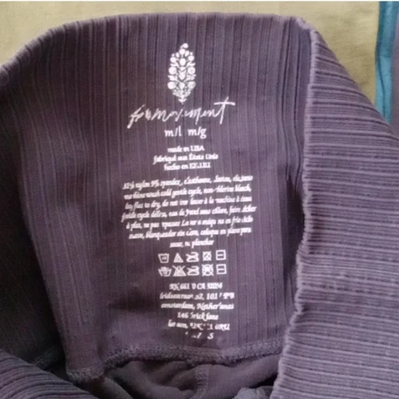 *Final Price* Bundle Free People 4 Piece Good Karma 7/8 Leggings NWOT - Picture 6 of 8